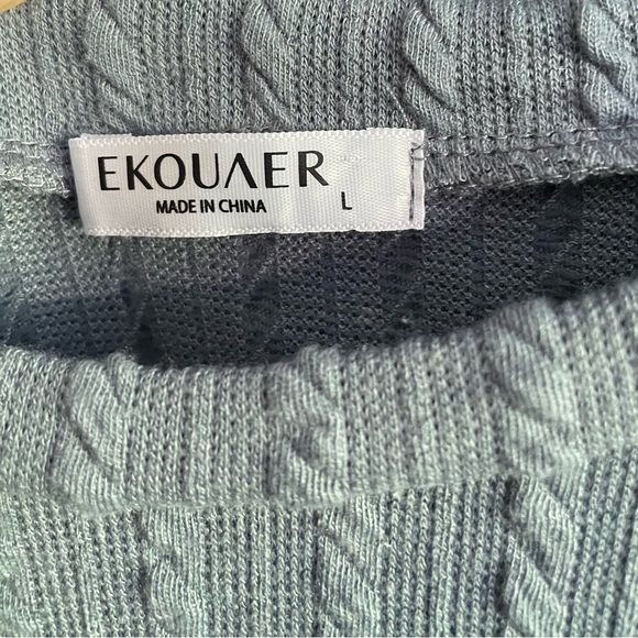 Ekouaer Maternity Dress for Spring Fall in size L - Picture 3 of 5